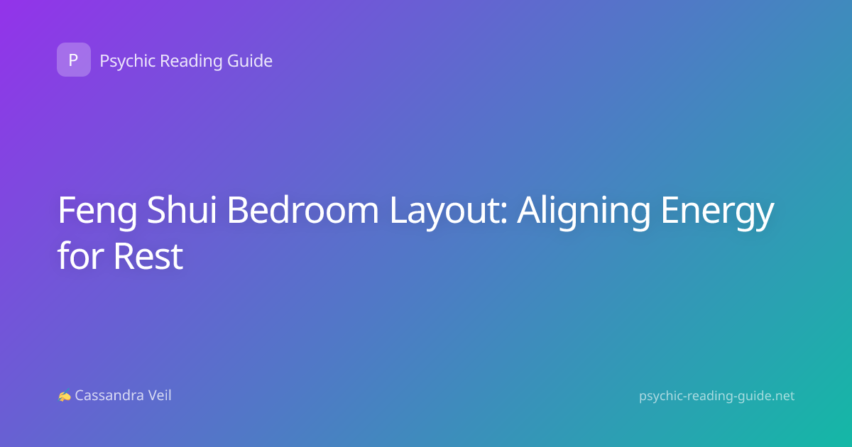 Feng Shui Bedroom Layout: Aligning Energy for Rest