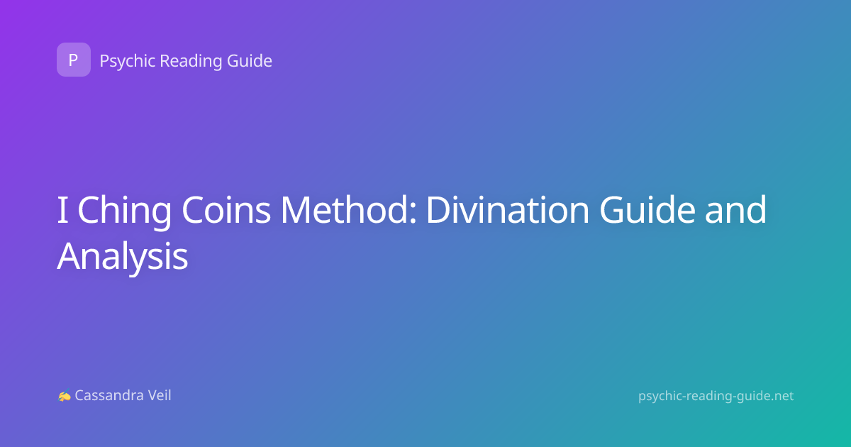 I Ching Coins Method: Divination Guide and Analysis